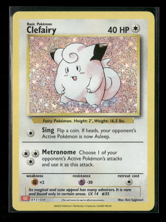 Clefairy Classic Collection Trading Card Game Classic 013/034 NM - Kang's Collectibles