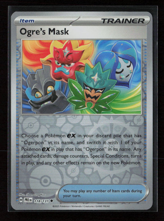 Ogre's Mask Uncommon SV: Prismatic Evolutions 118/131 NM