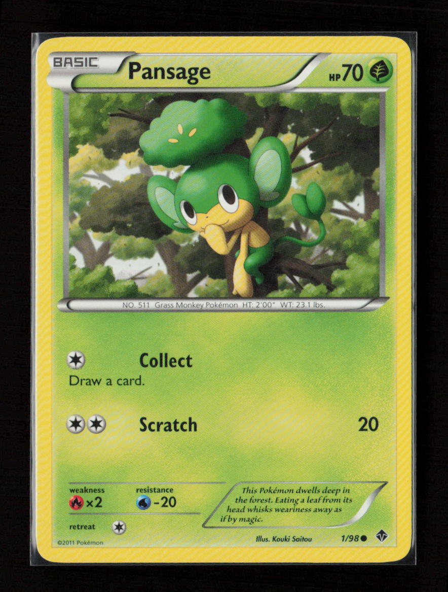 Pansage Common Emerging Powers 1/98 LP