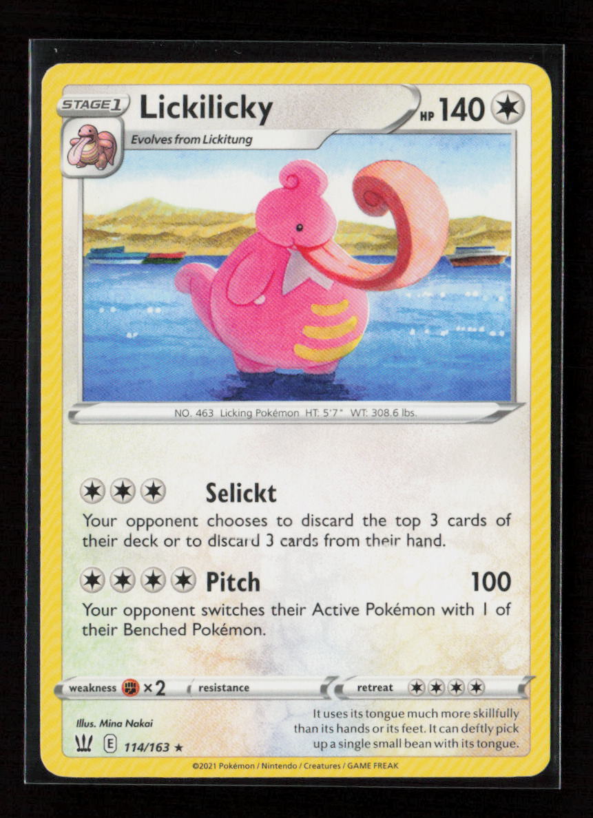 Lickilicky Rare SWSH05: Battle Styles 114/163 LP