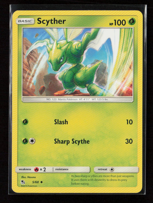 Scyther Uncommon Hidden Fates 5/68 LP