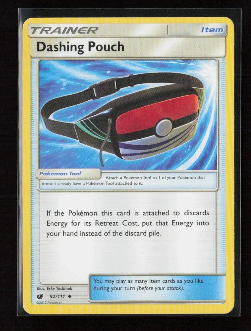 Dashing Pouch Uncommon SM - Crimson Invasion 92/111 LP - Kang's Collectibles