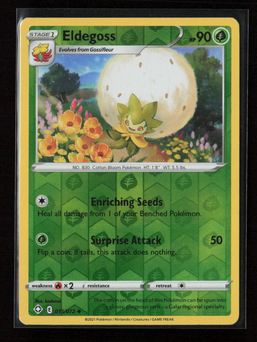 Eldegoss Uncommon Shining Fates 015/072 NM