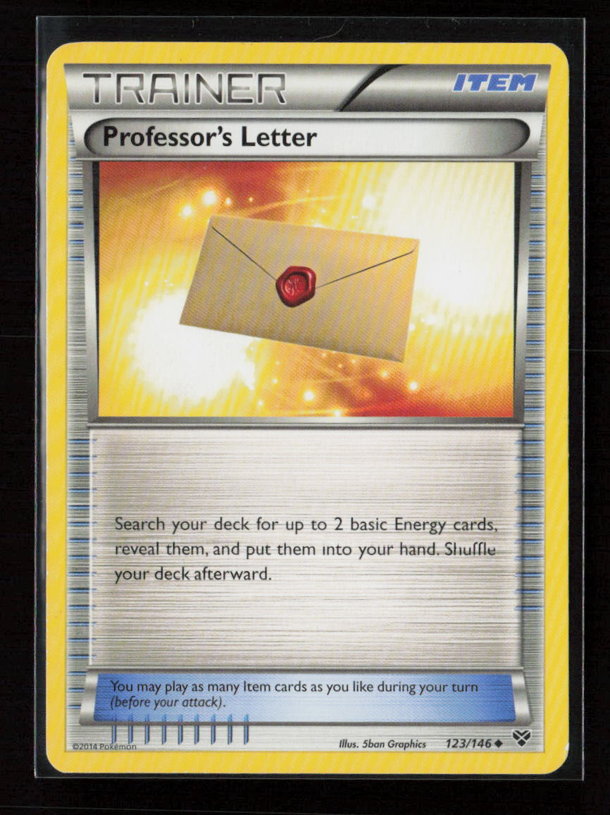 Professor's Letter Uncommon XY Base Set 123/146 LP