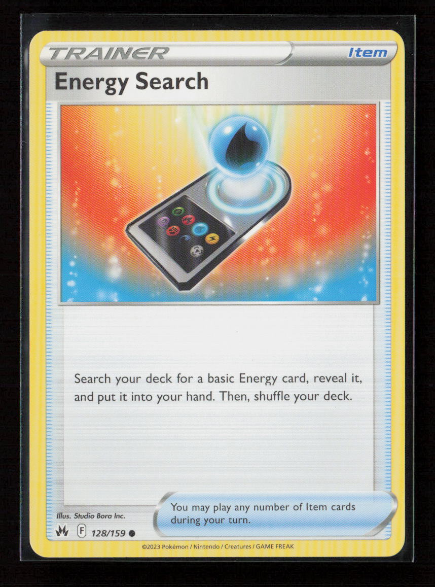 Energy Search Common SWSH: Crown Zenith 128/159 LP
