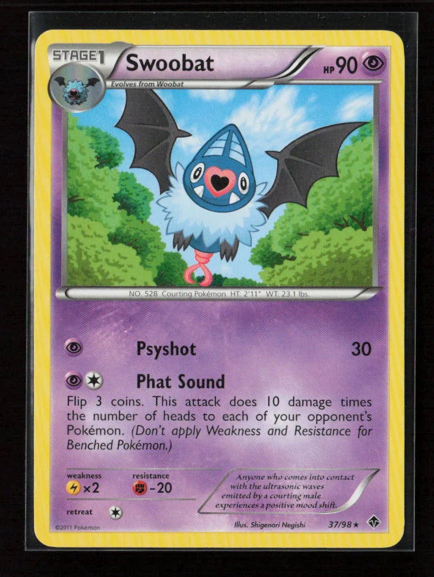 Swoobat Rare Emerging Powers 37/98 LP - Kang's Collectibles