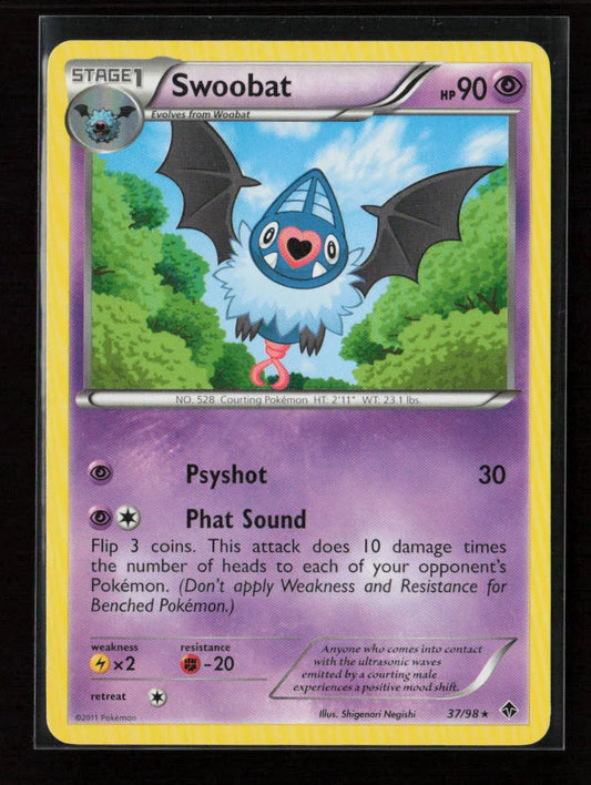 Swoobat Rare Emerging Powers 37/98 LP - Kang's Collectibles