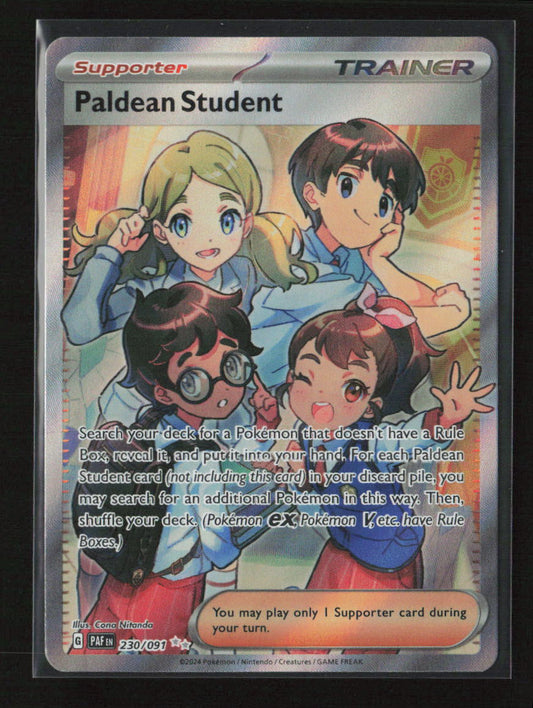 Paldean Student - Ultra Rare SV: Paldean Fates 230/091 NM