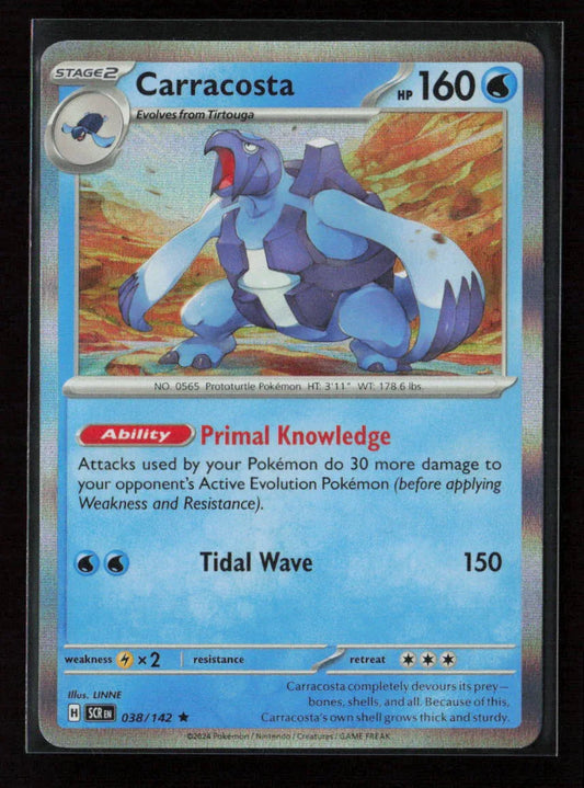 Carracosta Rare SV07: Stellar Crown 038/142 NM - Kang's Collectibles