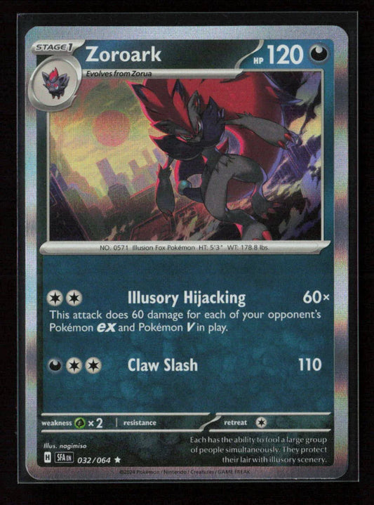 Zoroark Rare SV: Shrouded Fable 032/064 NM - Kang's Collectibles