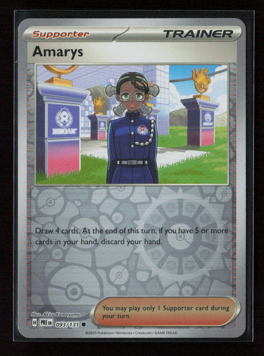 Amarys - Common SV: Prismatic Evolutions 093/131 NM