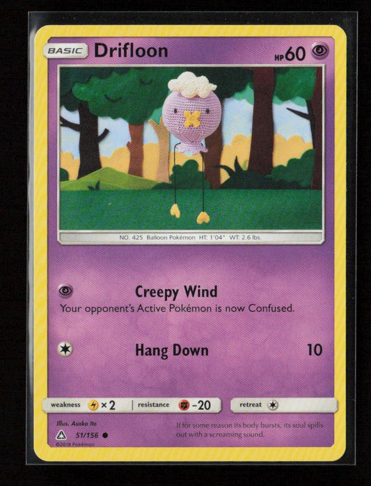 Drifloon Common SM - Ultra Prism 51/156 LP - Kang's Collectibles