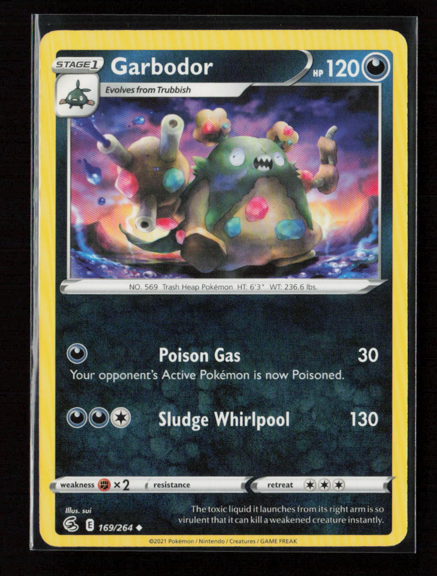Garbodor Uncommon SWSH08: Fusion Strike 169/264 LP