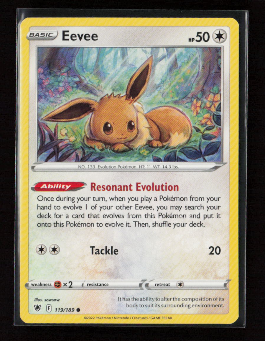 Eevee Common SWSH10: Astral Radiance 119/189 LP