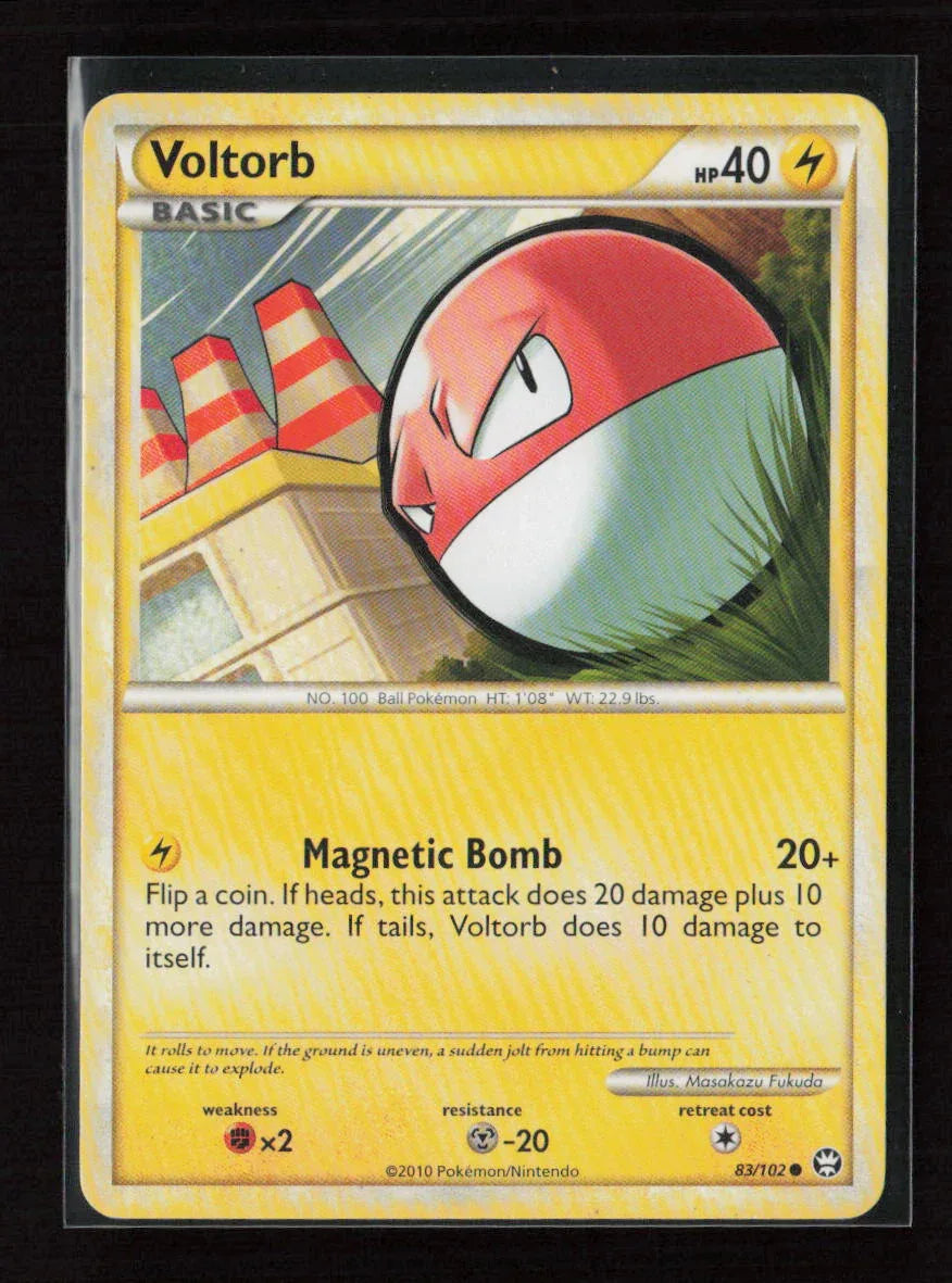 Voltorb Common Triumphant 83/102 LP - Kang's Collectibles