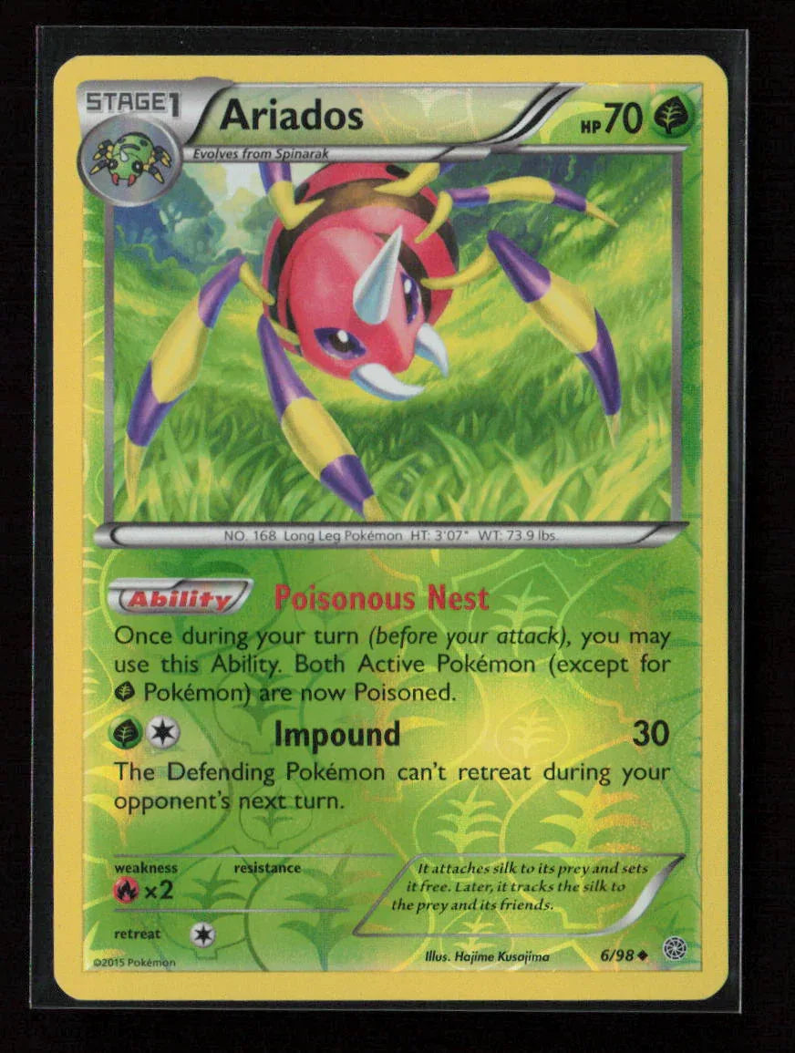 Ariados Uncommon XY - Ancient Origins 6/98 LP - Kang's Collectibles