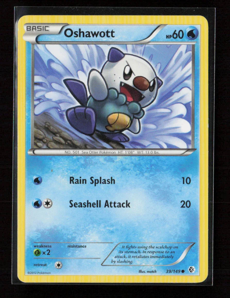 Oshawott Common Boundaries Crossed 39/149 LP - Kang's Collectibles