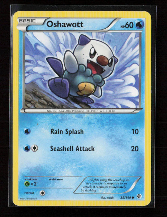 Oshawott Common Boundaries Crossed 39/149 LP - Kang's Collectibles