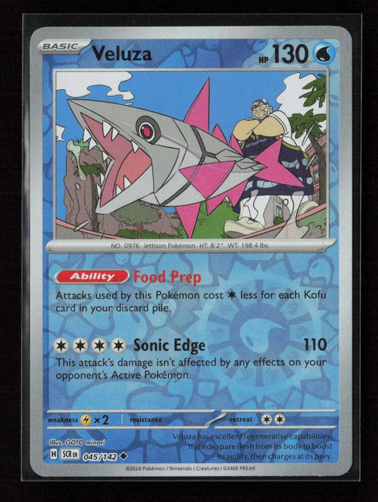 Veluza Uncommon SV07: Stellar Crown 045/142 NM - Kang's Collectibles