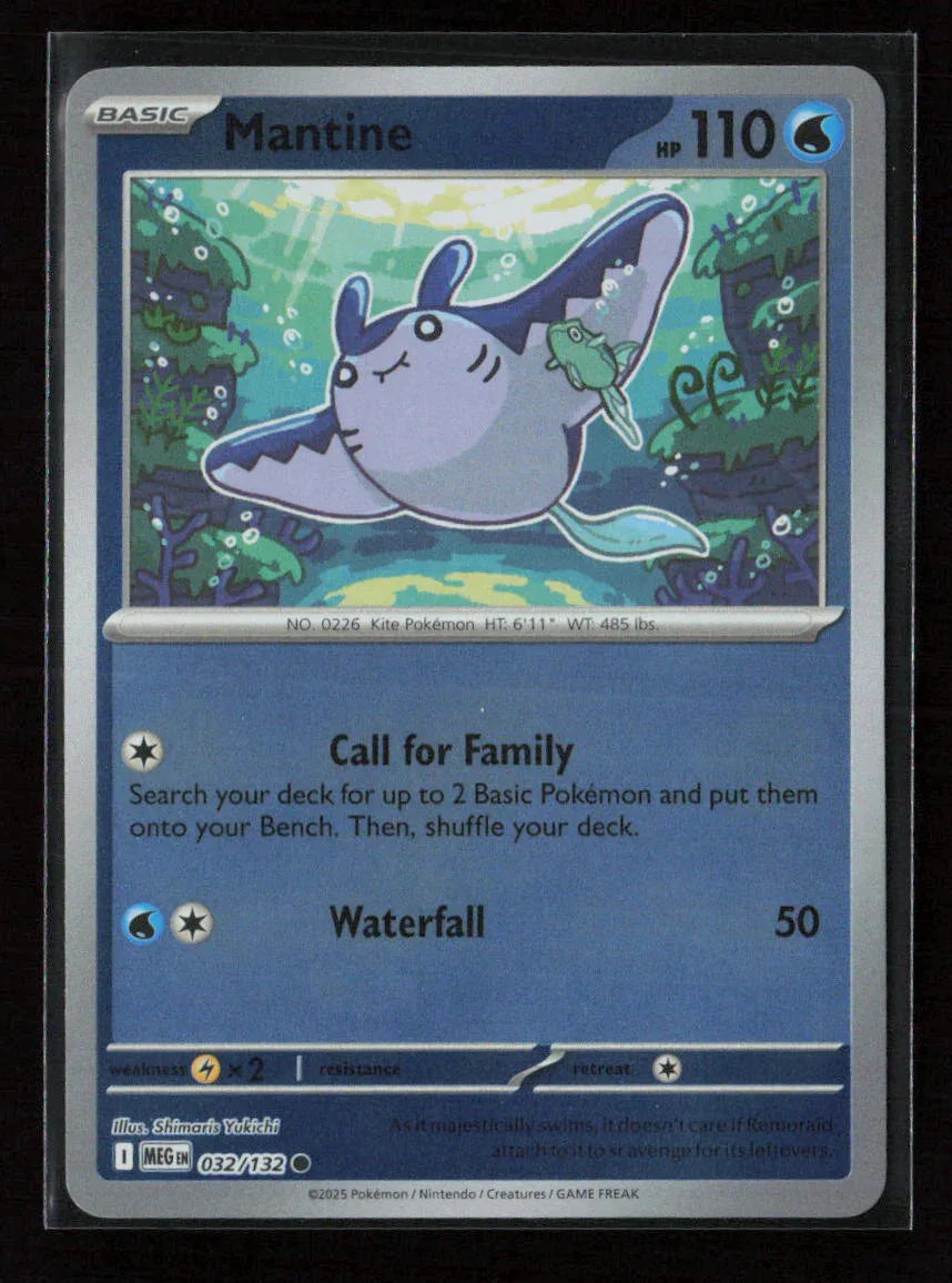 Mantine Common ME01: Mega Evolution 032/132 NM - Kang's Collectibles
