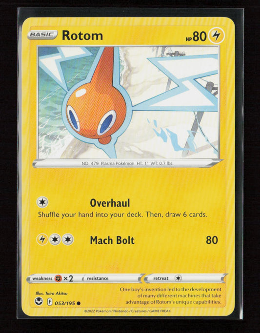 Rotom Common SWSH12: Silver Tempest 053/195 LP