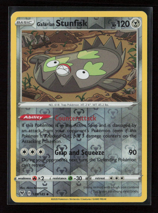 Galarian Stunfisk Uncommon SWSH04: Vivid Voltage 125/185 NM