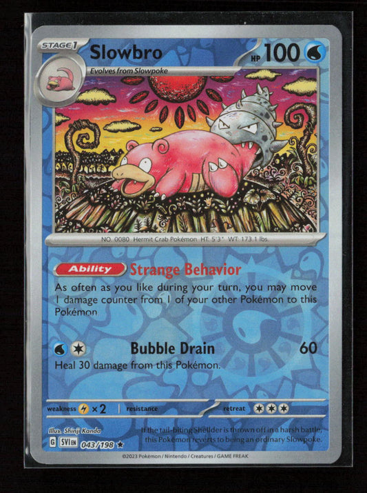 Slowbro Rare SV01: Scarlet & Violet Base Set 043/198 NM