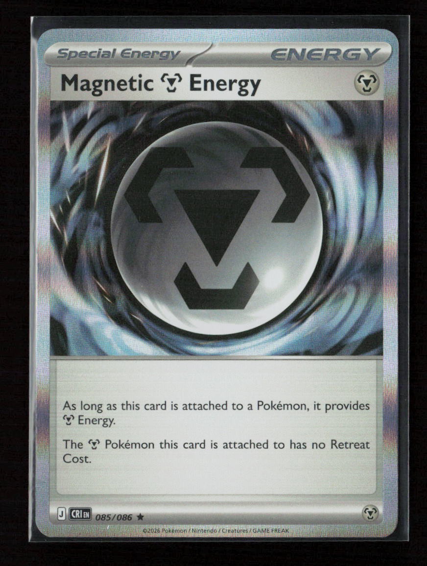 Magnetic M Energy Rare ME04: Chaos Rising 085/086 NM