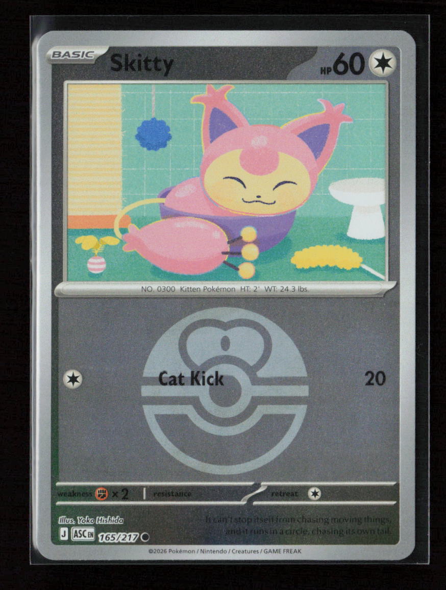 Skitty (Love Ball) Common ME: Ascended Heroes 165/217 NM