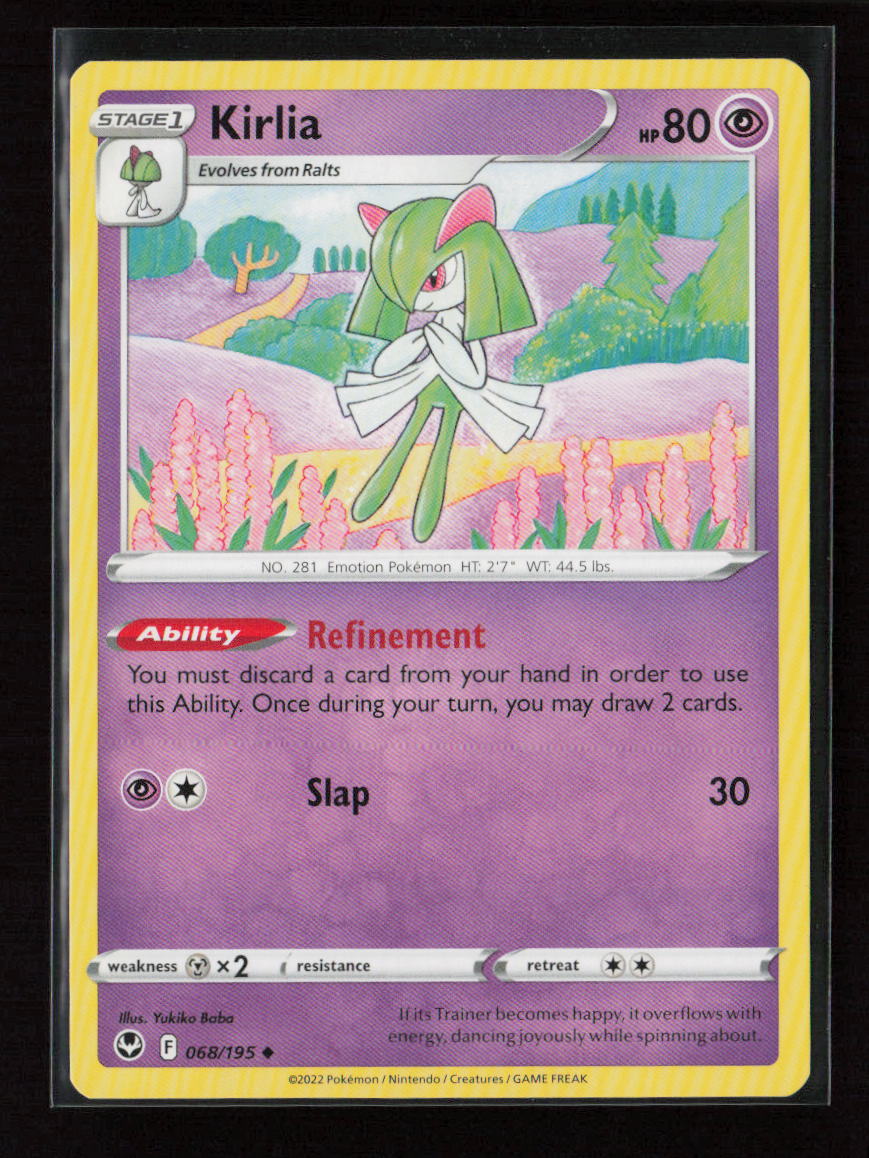 Kirlia Uncommon SWSH12: Silver Tempest 068/195 NM