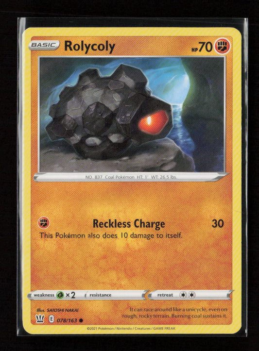 Rolycoly Common SWSH05: Battle Styles 078/163 LP