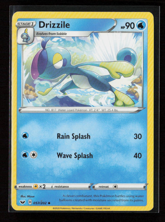 Drizzile (057) Uncommon SWSH01: Sword & Shield Base Set 057/202 LP