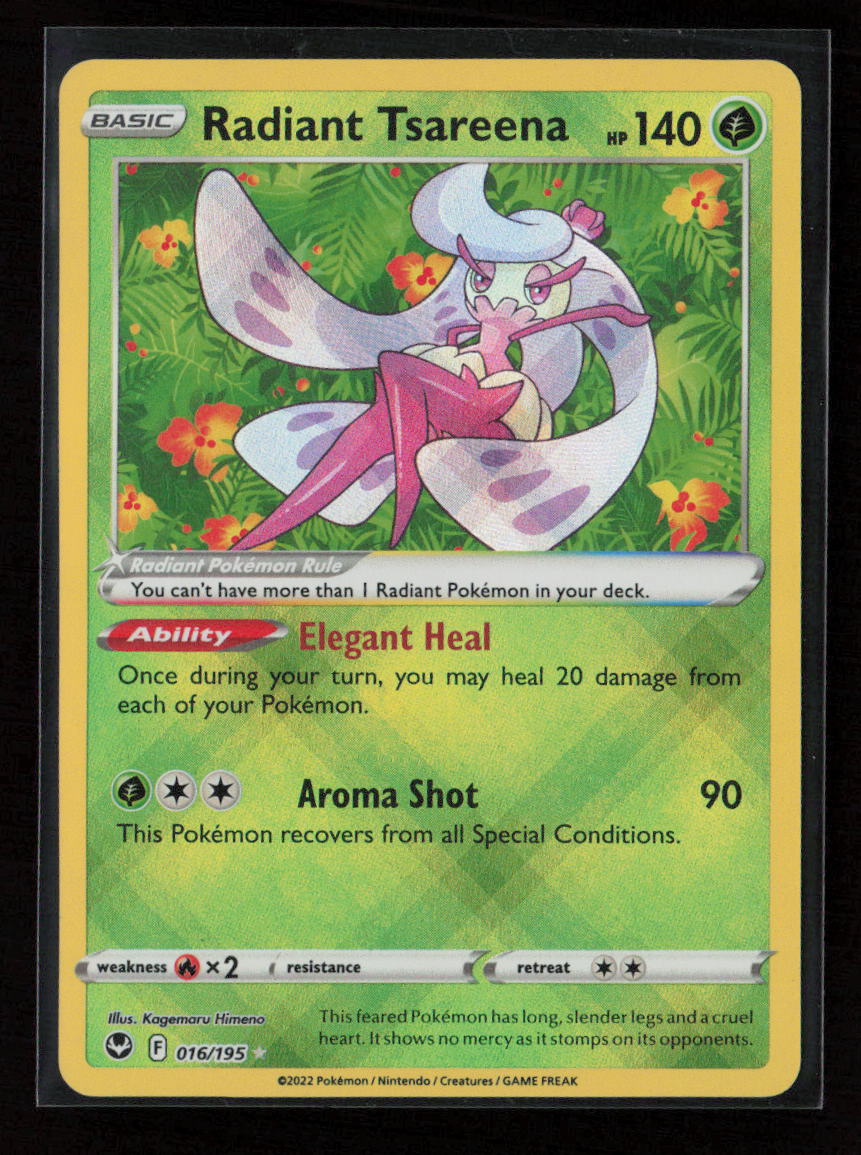 Radiant Tsareena Radiant Rare SWSH12: Silver Tempest 016/195 NM