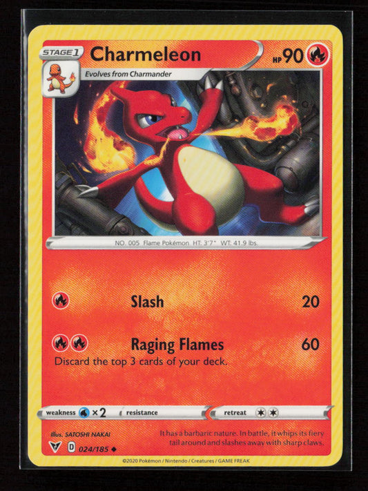 Charmeleon Uncommon SWSH04: Vivid Voltage 024/185 LP