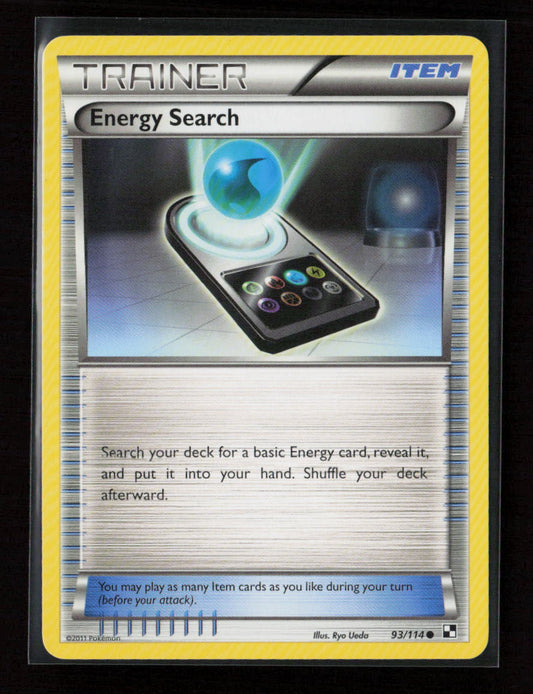 Energy Search Common Black and White 93/114 NM