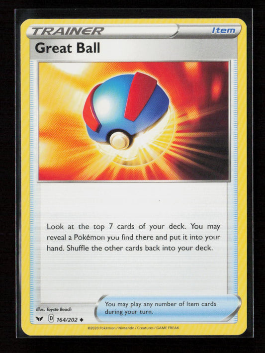 Great Ball Uncommon SWSH01: Sword & Shield Base Set 164/202 LP