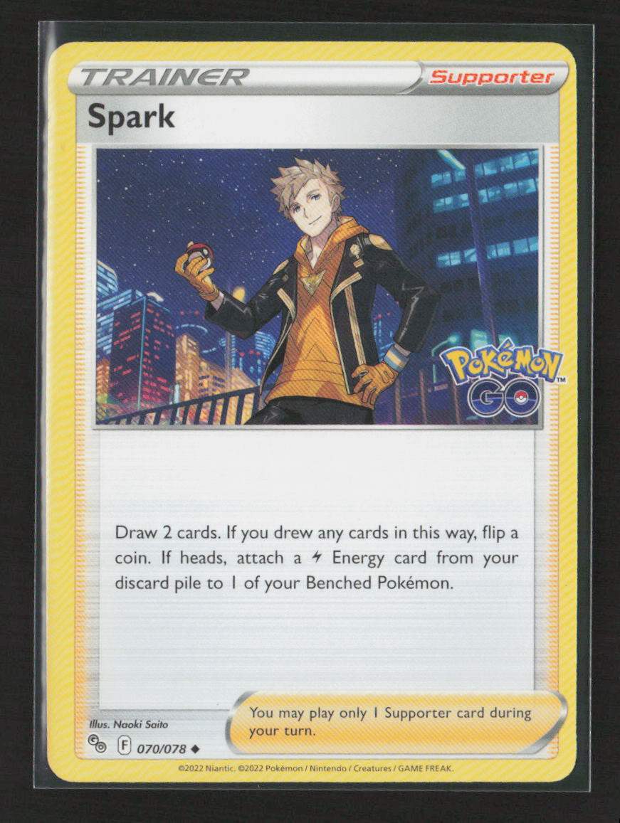 Spark Uncommon Pokemon GO 070/078 NM