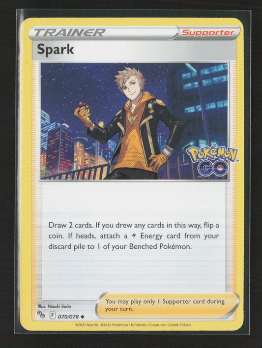 Spark Uncommon Pokemon GO 070/078 NM