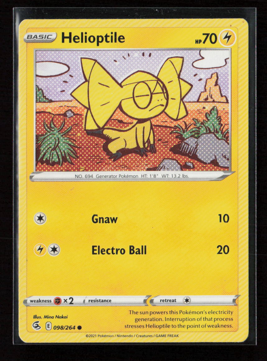Helioptile Common SWSH08: Fusion Strike 098/264 LP