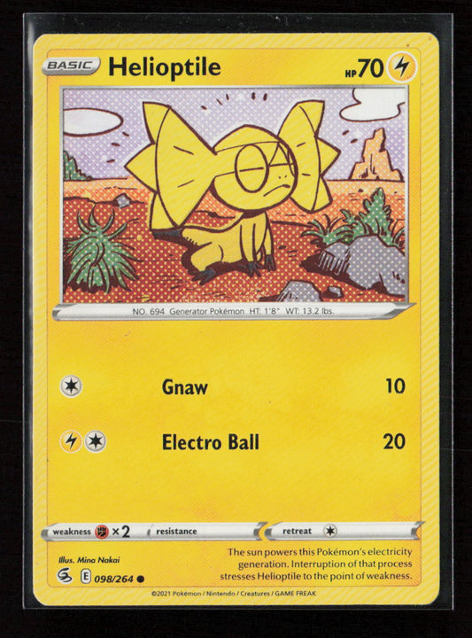 Helioptile Common SWSH08: Fusion Strike 098/264 LP