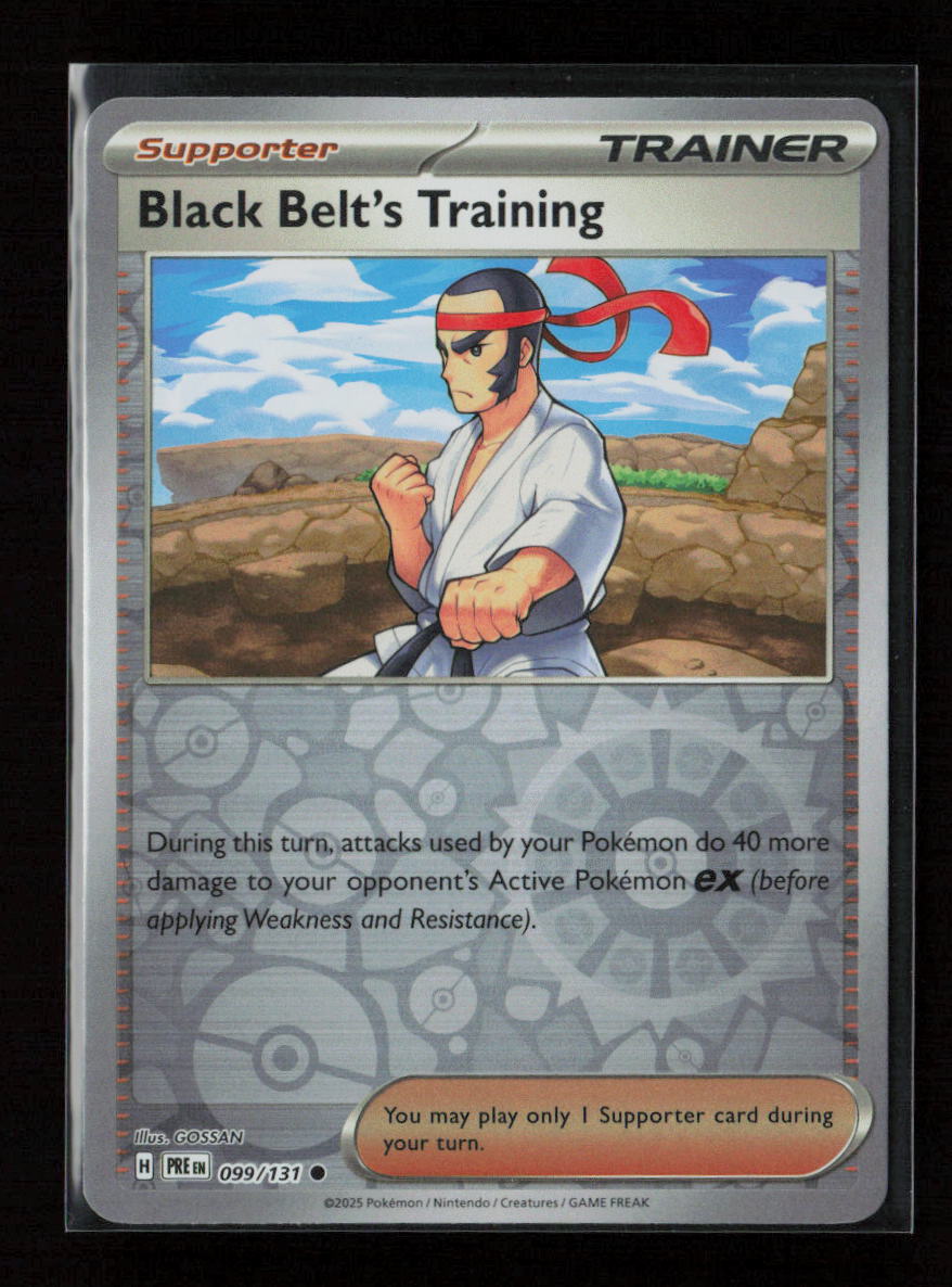 Black Belt's Training - Common SV: Prismatic Evolutions 099/131 NM