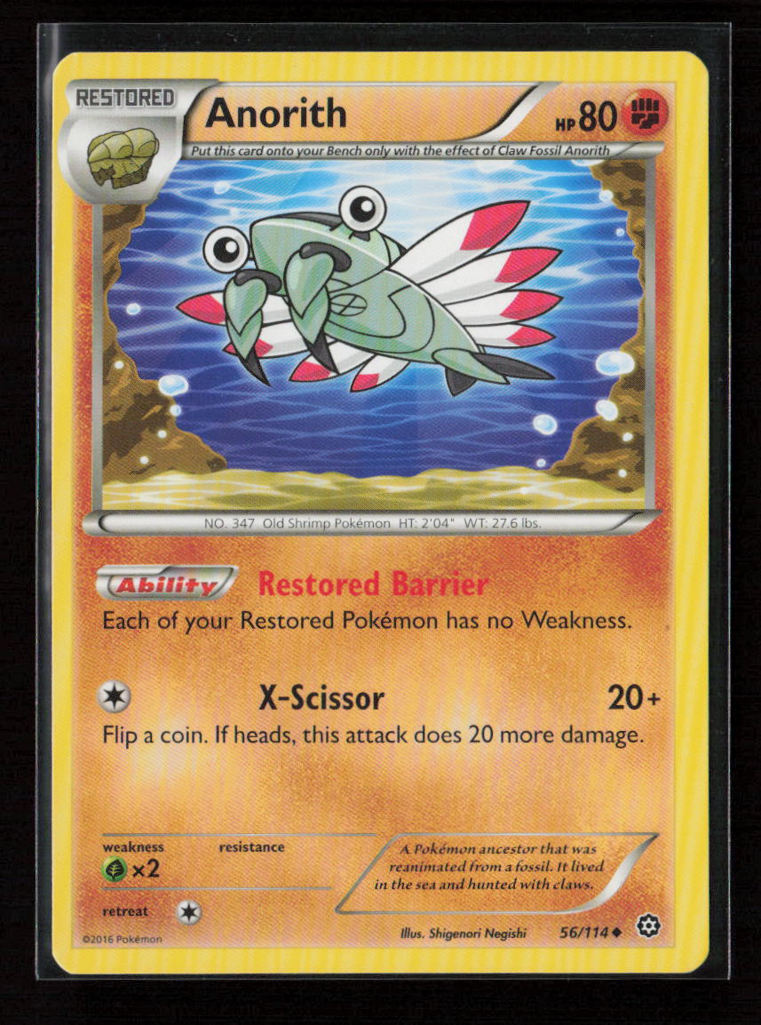 Anorith Uncommon XY - Steam Siege 56/114 LP