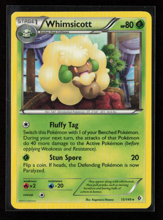Whimsicott Rare Boundaries Crossed 15/149 NM - Kang's Collectibles