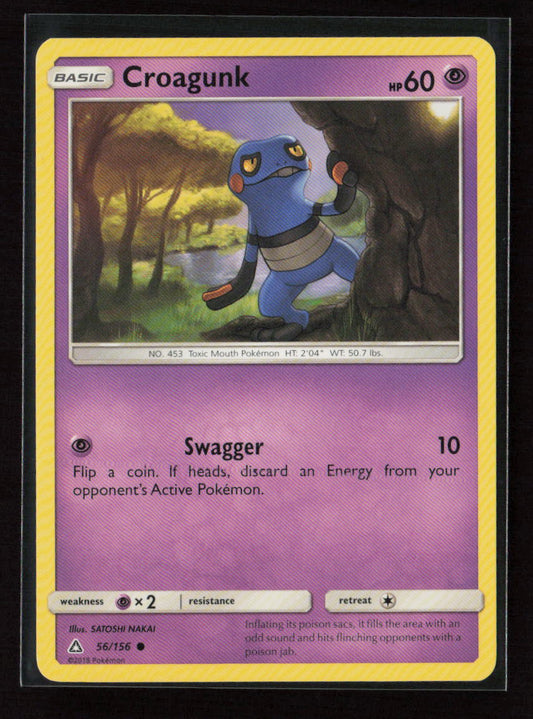 Croagunk Common SM - Ultra Prism 56/156 LP