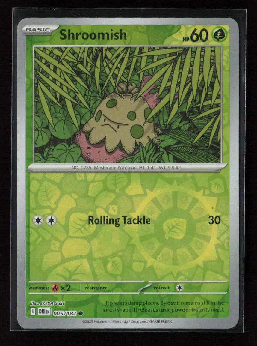 Shroomish Common SV10: Destined Rivals 005/182 NM - Kang's Collectibles
