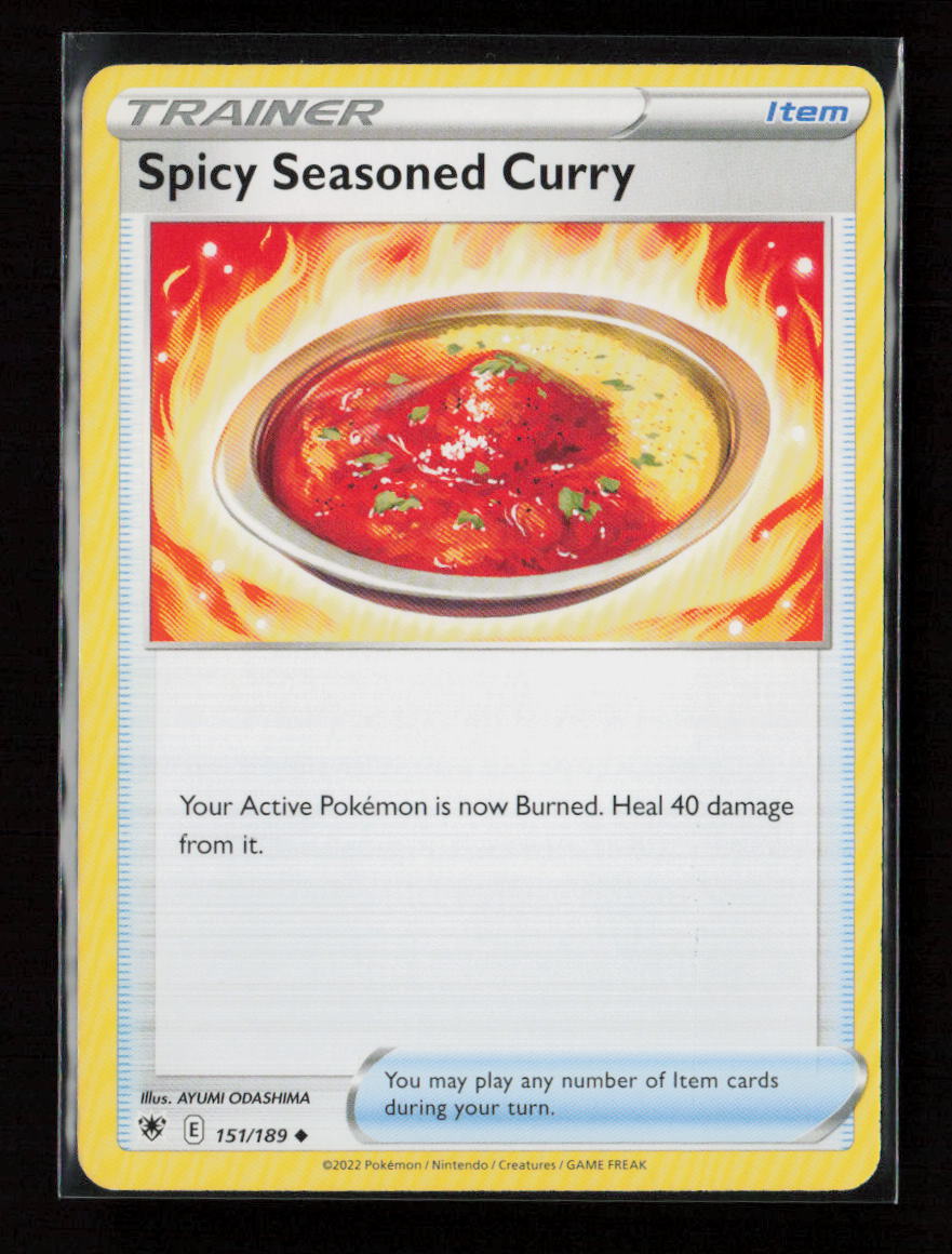 Spicy Seasoned Curry Uncommon SWSH10: Astral Radiance 151/189 LP