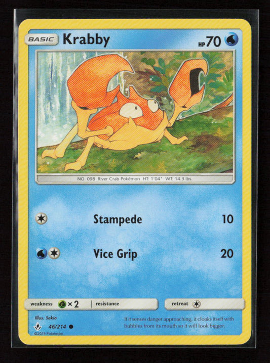 Krabby Common SM - Unbroken Bonds 46/214 LP