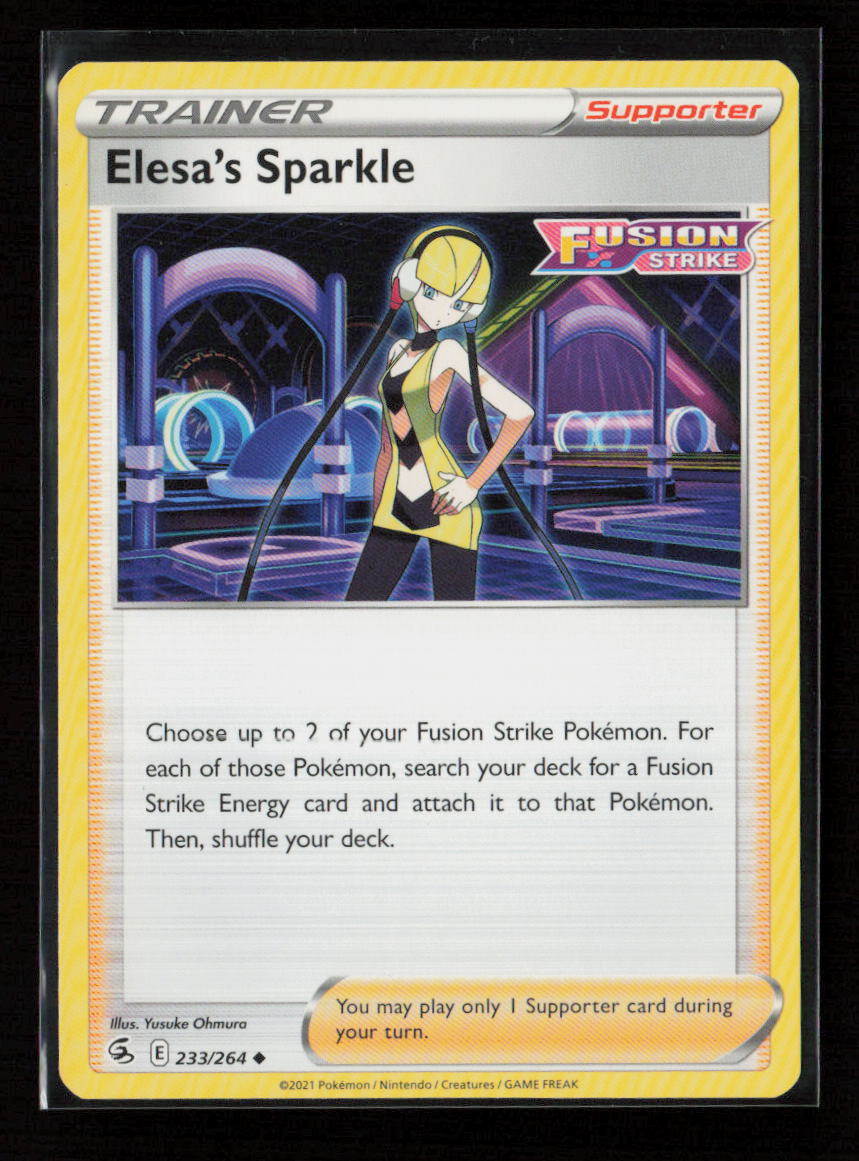 Elesa's Sparkle Uncommon SWSH08: Fusion Strike 233/264 LP