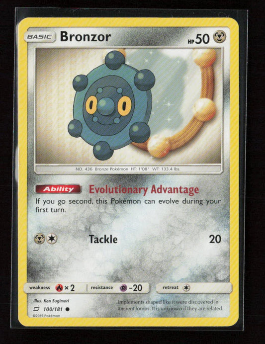 Bronzor Common SM - Team Up 100/181 LP - Kang's Collectibles