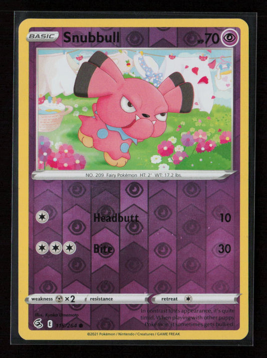 Snubbull Common SWSH08: Fusion Strike 115/264 LP